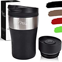 Milu Termo Taza 210ml - Vaso Termico de Viaje - Café para Llevar - Taza de Viaje - Taza de acero inoxidable para beber…